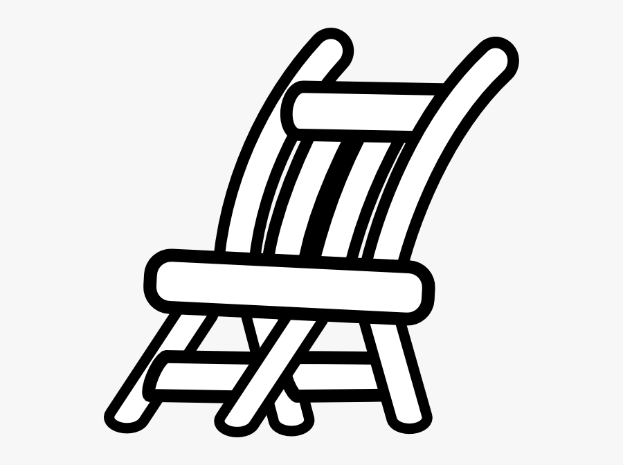 Chair Clipart Outline - Panda Sitting On A Chair, Transparent Clipart