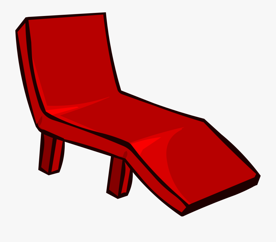 Deck Clipart Garden Furniture - Club Penguin Furniture Red, Transparent Clipart