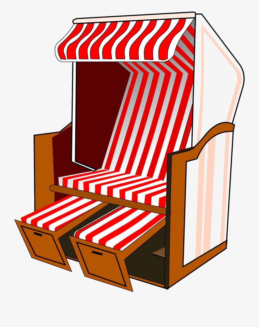 Strandkorb Clipart, Transparent Clipart