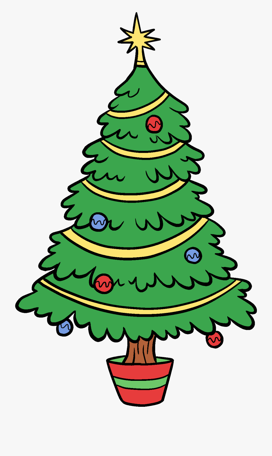 Christmas Tree Clipart Crafts, Transparent Clipart