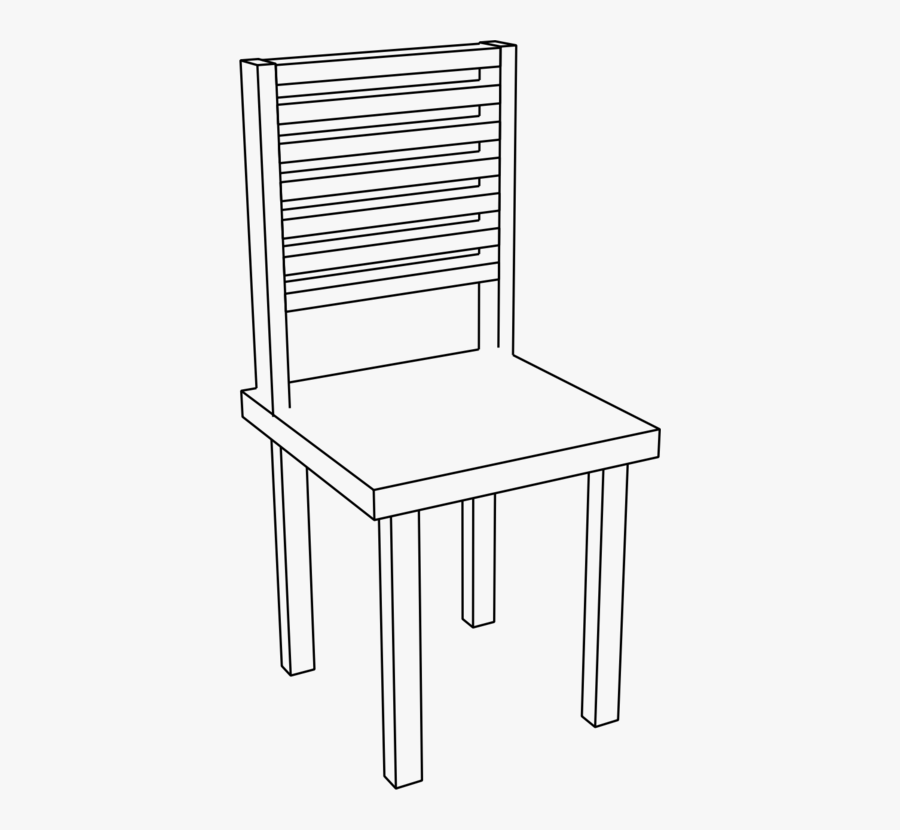 Line Art,square,angle - Chair Png Black And White, Transparent Clipart