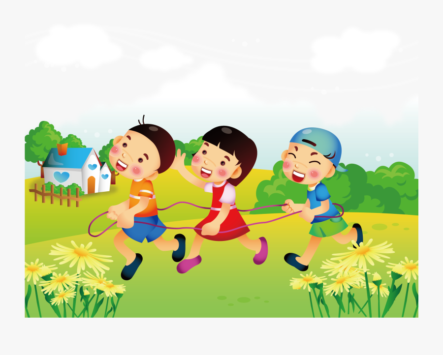 Child Cartoon Clip Art Jump Transprent Png - Portable Network Graphics, Transparent Clipart