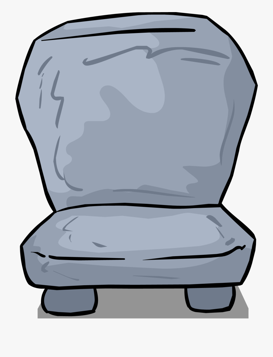 Transparent Car Seat Clipart - Stone Chair Clipart, Transparent Clipart