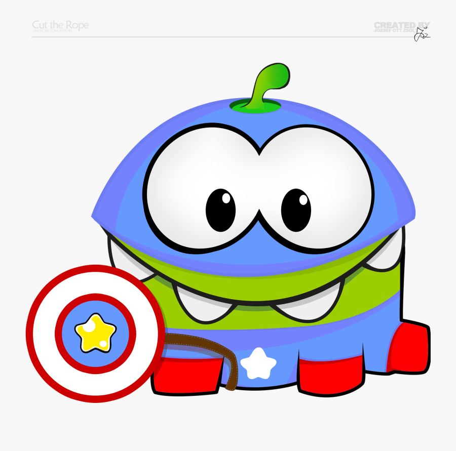 Free Basic Shapes Cliparts, Download Free Clip Art, - Om Nom Captain America, Transparent Clipart