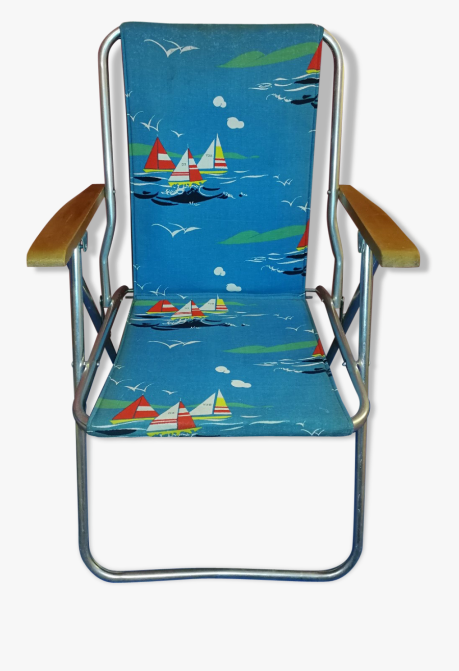 Camping Folding Chair Vintage - Dinghy, Transparent Clipart