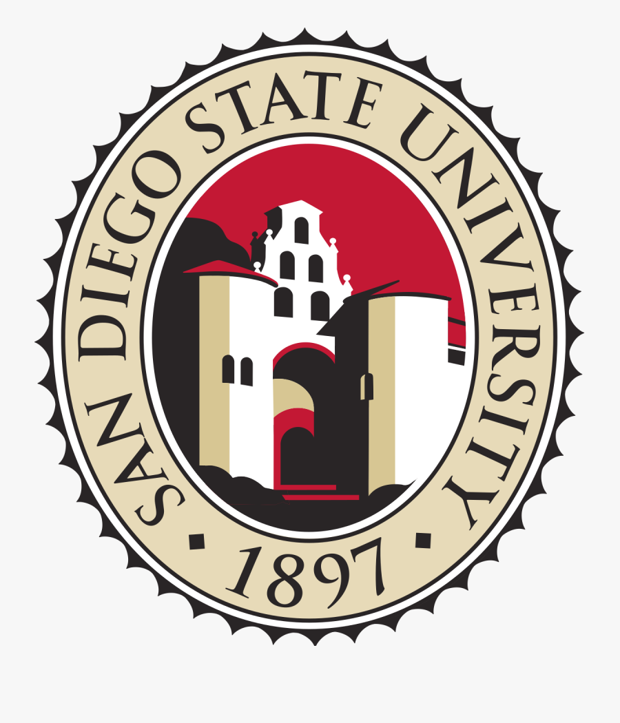 Real World Clipart University Campus - San Diego State University Logo, Transparent Clipart