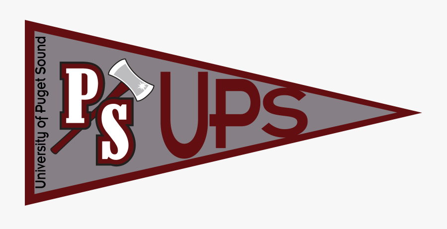 University Of Puget Sound Pennant Gear Up - Graphic Design, Transparent Clipart