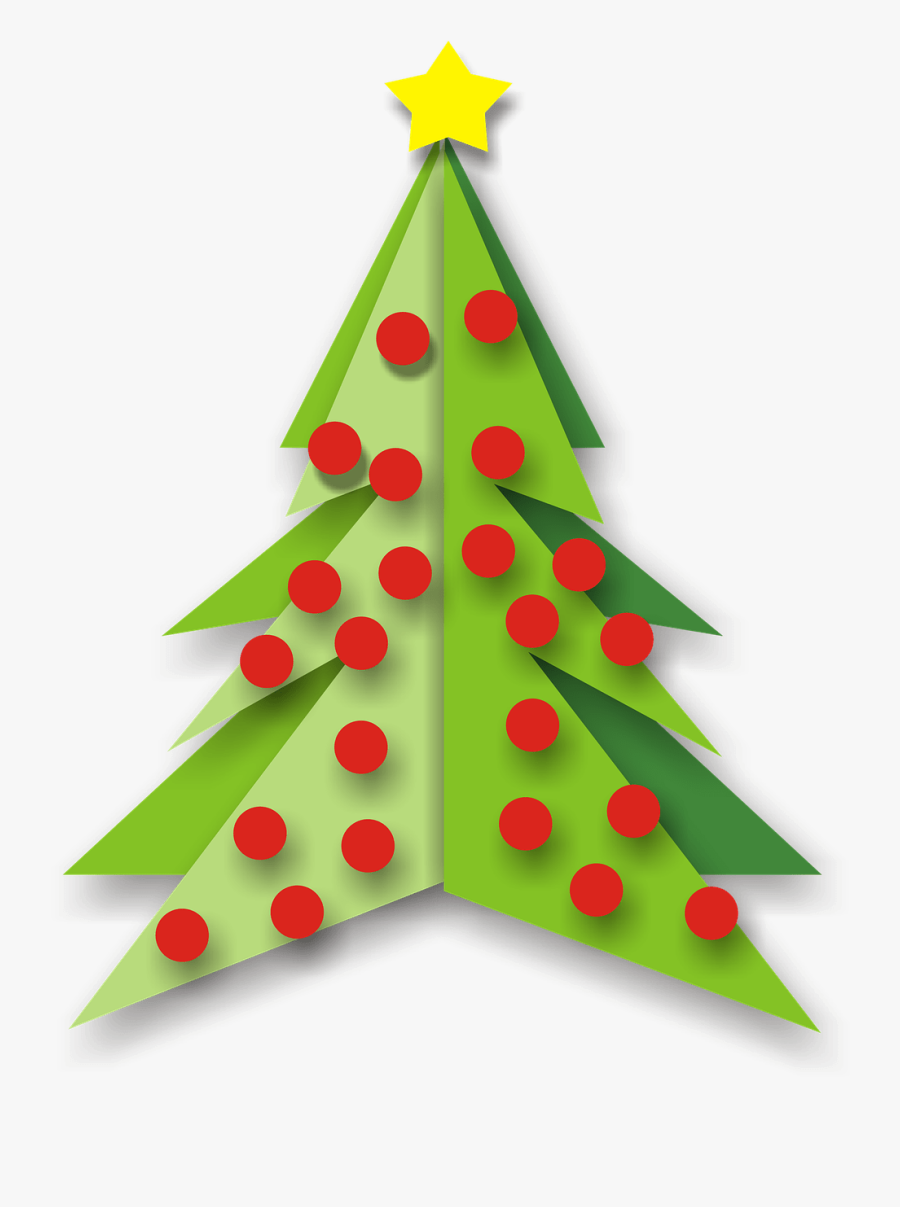 Christmas Tree With Red Balls Clipart - Arbol De Navidad Clipart Png, Transparent Clipart