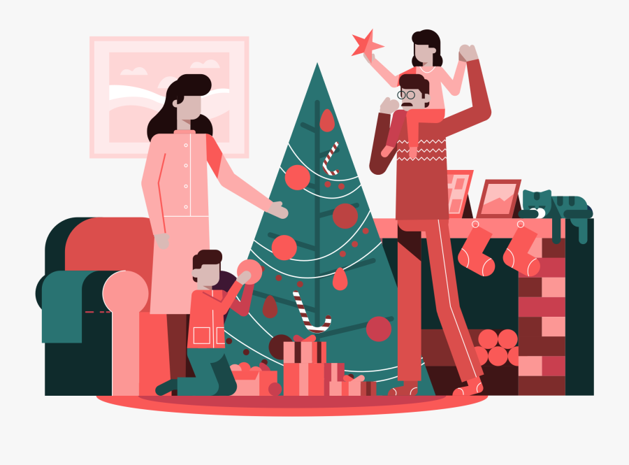 Basketball Clipart Christmas - Illustration, Transparent Clipart