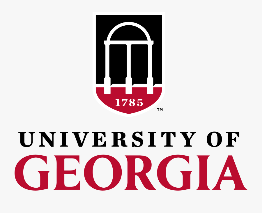 University Of Georgia Secondary Vertical Logo - University Of Georgia Athens Logo, Transparent Clipart