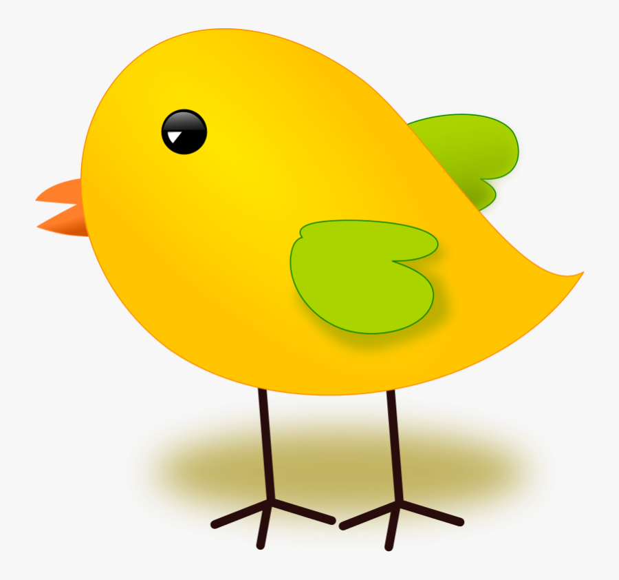 Yellow Bird Clipart Png, Transparent Clipart