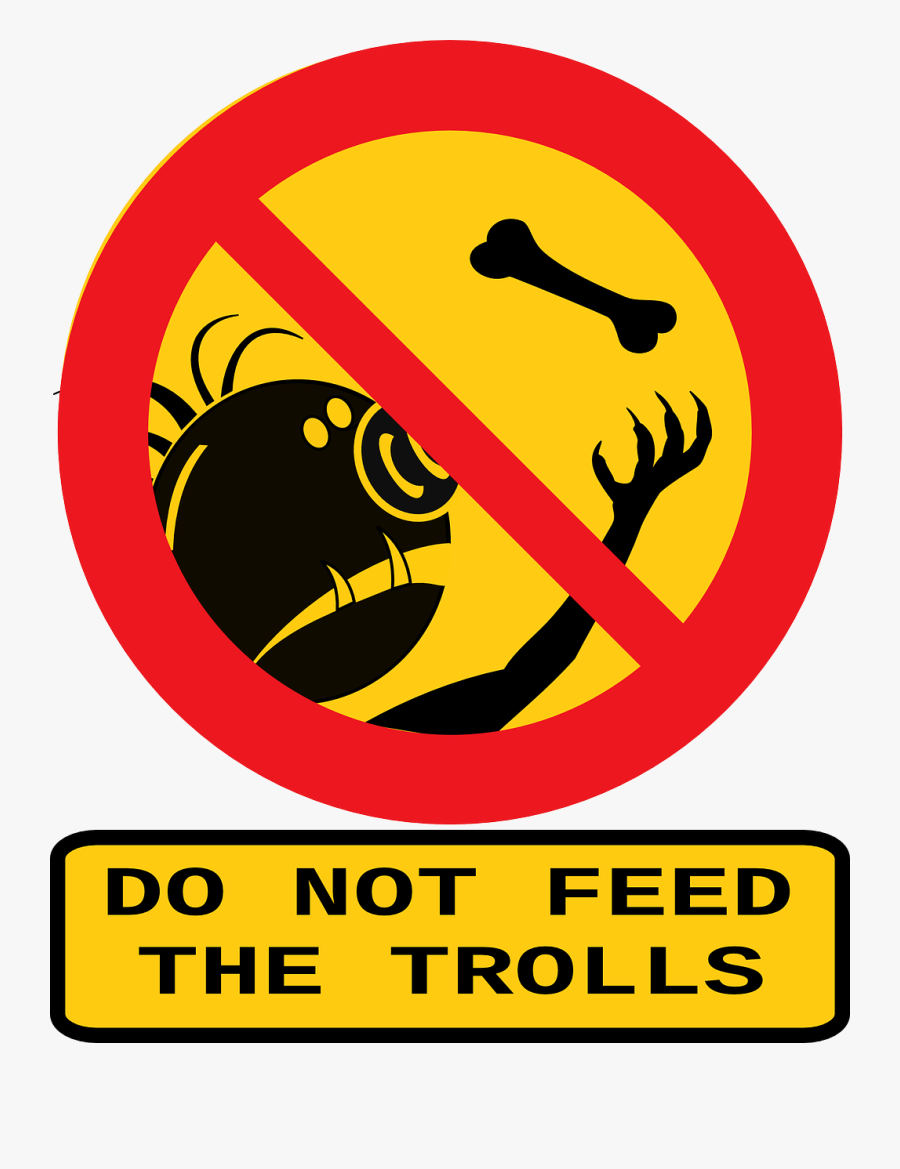 Don T Feed Troll, Transparent Clipart