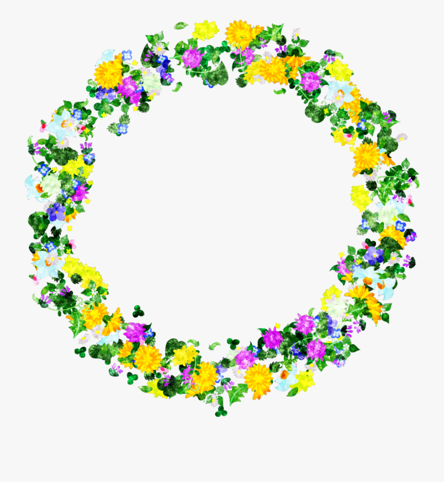 Little Flower Wreath By Atelier-bw - Midsommar Clipart, Transparent Clipart