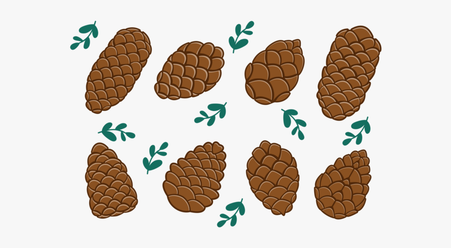Pine Cones Icons Vector - Pine Nuts Vector Png, Transparent Clipart