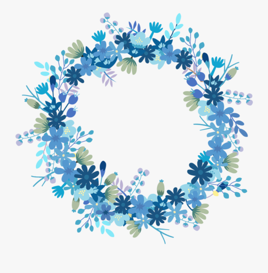 #mq #blue #flowers #flower #garden #nature #circle - Hardworking Mom, Transparent Clipart