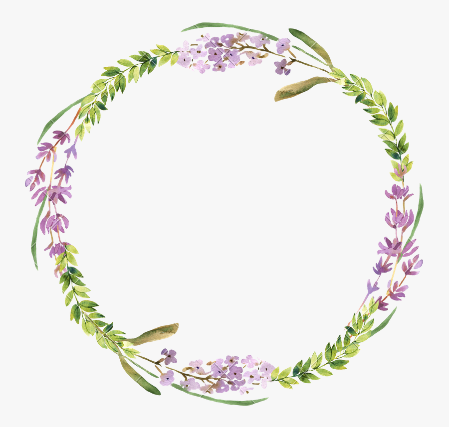 Clip Art Wild Flowers And Lavender - Watercolor Transparent Lavender Png, Transparent Clipart