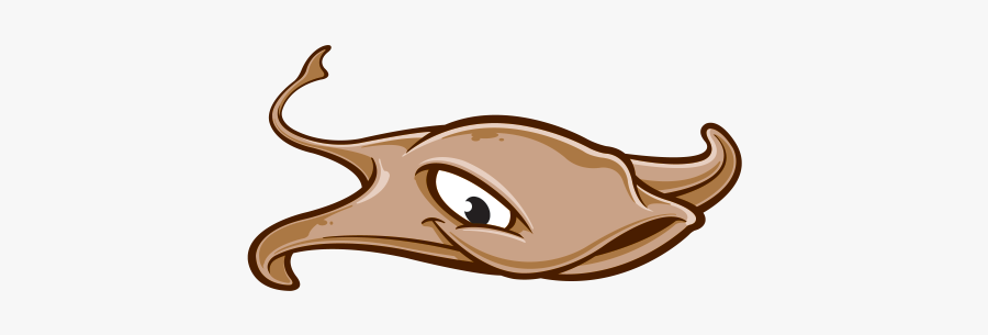 Stingray Easy Draw Transparent & Png Clipart Free Download - Cool Cartoon Stingrays, Transparent Clipart