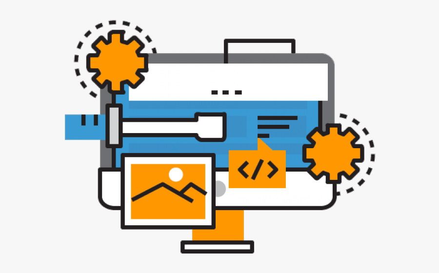 Web Development Clipart Website - Web Development Clipart Transparent, Transparent Clipart
