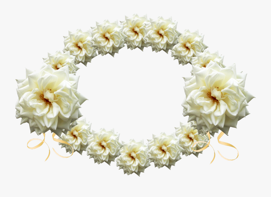 Oval Molduras Com Flores Png, Transparent Clipart