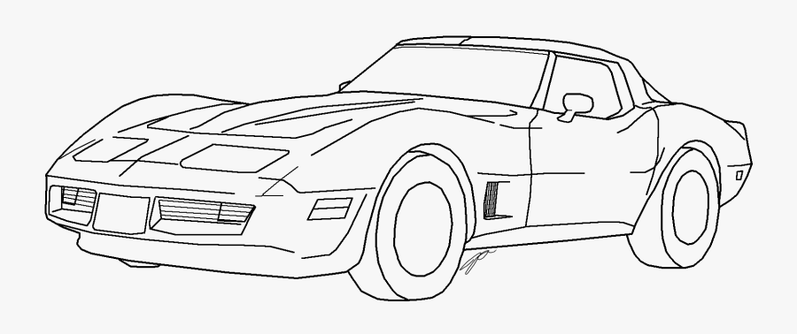 Chevrolet Corvette Zr1 Chevrolet Corvette Z06 Corvette - Svg Png Corvette Stingray Car Svg Sketch, Transparent Clipart