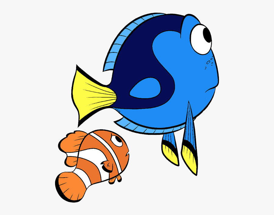 Dory And Marlin Cartoon, Transparent Clipart