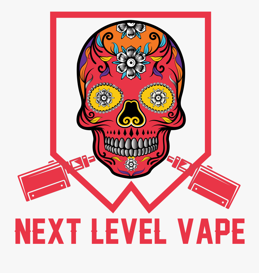 Next Level Vape - Skull, Transparent Clipart