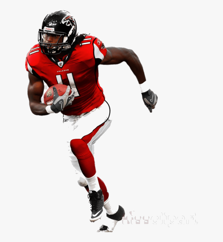 Julio Jones In Falcons Uniform, Transparent Clipart