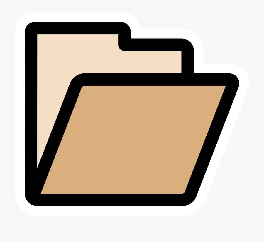 Transparent Account Clipart - Open File Icon Png, Transparent Clipart