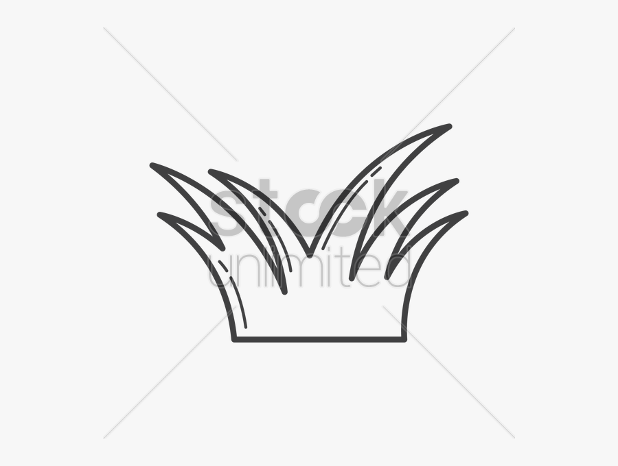 Download Grass Black And White Clipart Lawn Drawing - Grass Vector Png Black And White, Transparent Clipart