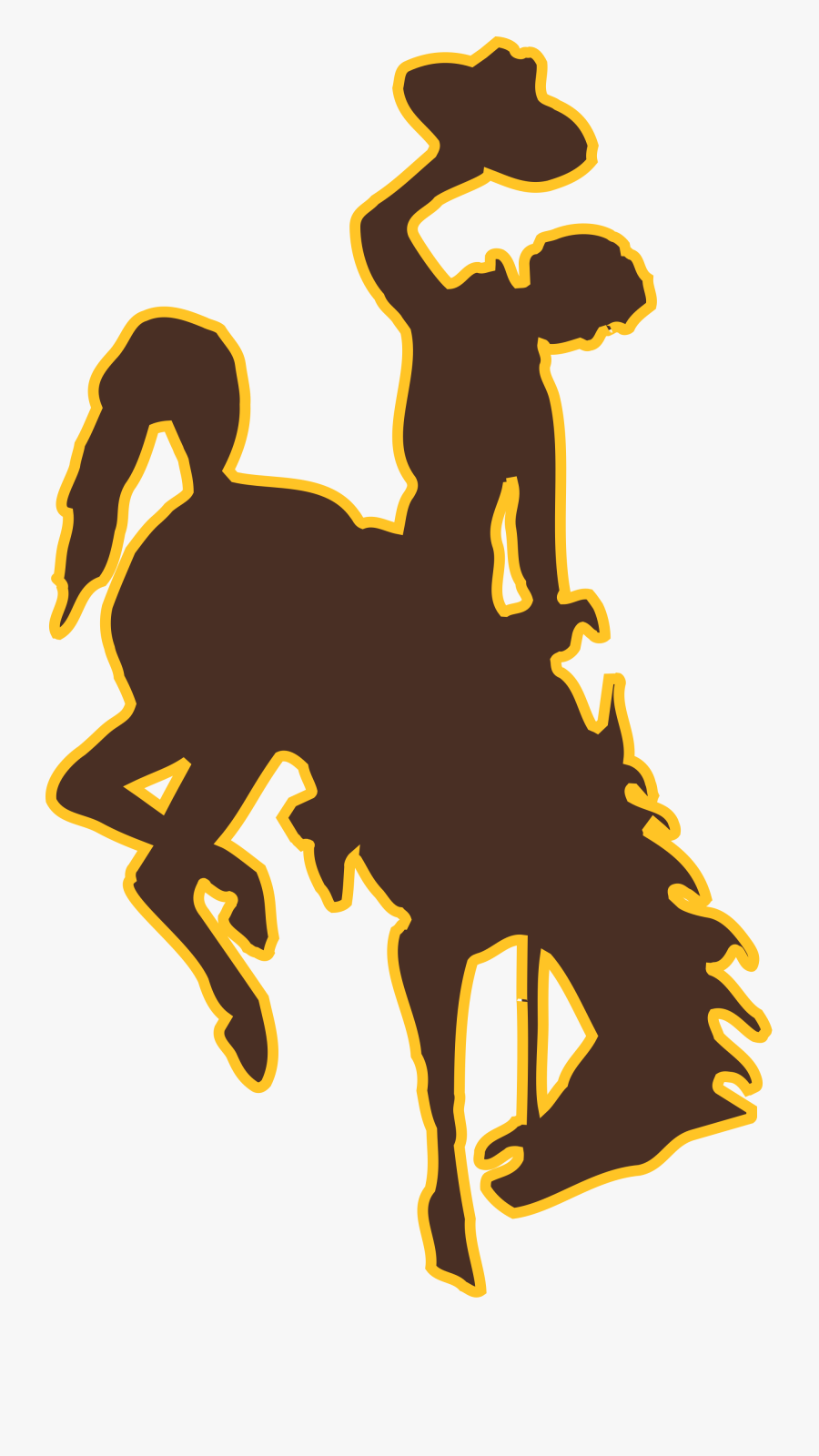 Wyoming Cowboys Logo, Transparent Clipart
