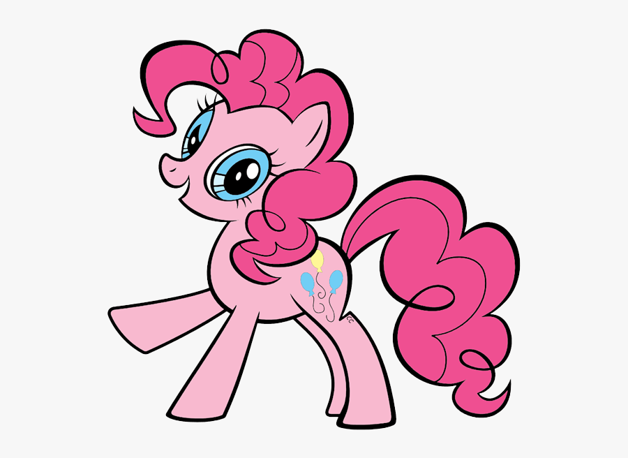 Pinky Pie My Little Pony Coloring Pages, Transparent Clipart