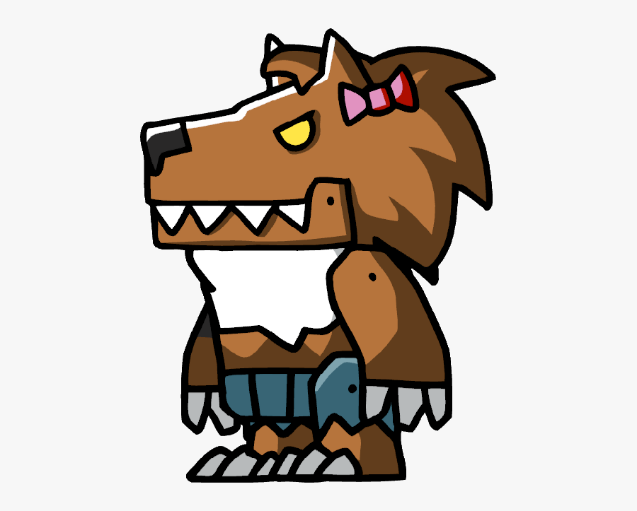 Scribblenauts Werewolf, Transparent Clipart