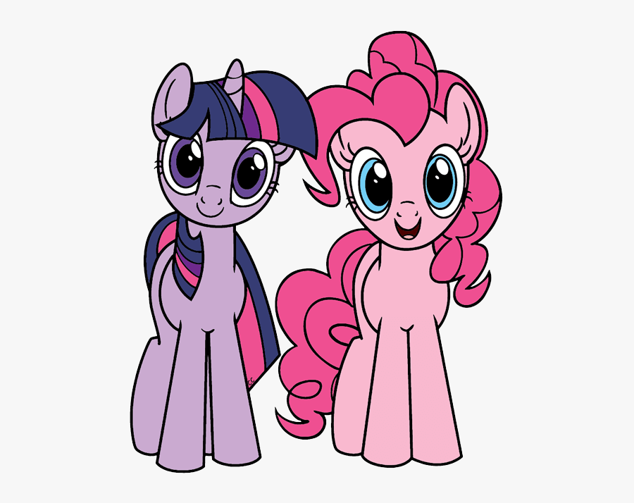 My Little Pony Friendship Is Magic Clip Art Image - My Little Pony Pinkie Pie And Twilight, Transparent Clipart