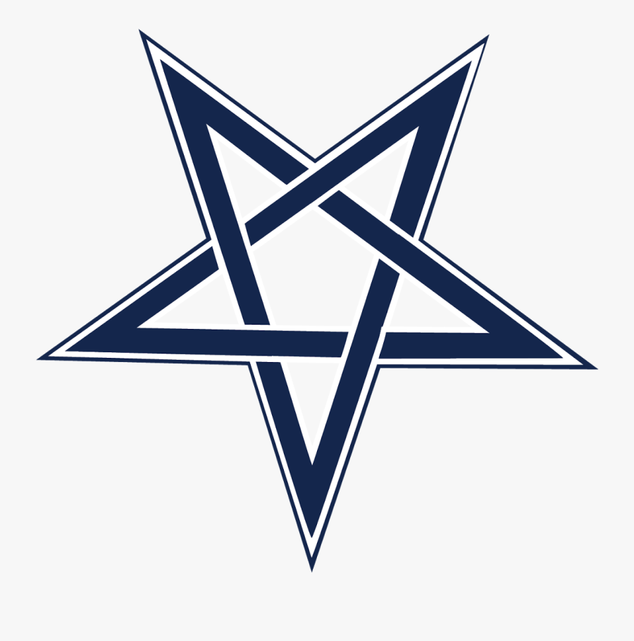 The Gallery For &gt Dallas Cowboys Star Logo Decal - Inverted Pentagram Png, Transparent Clipart