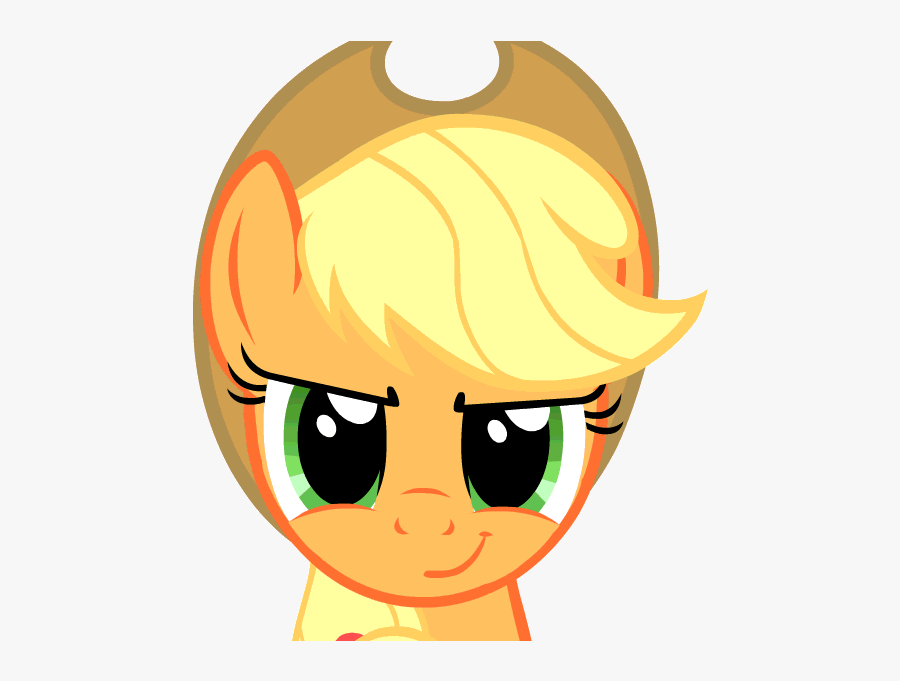 My Little Pony Clipart Head - My Little Pony Applejack Head, Transparent Clipart