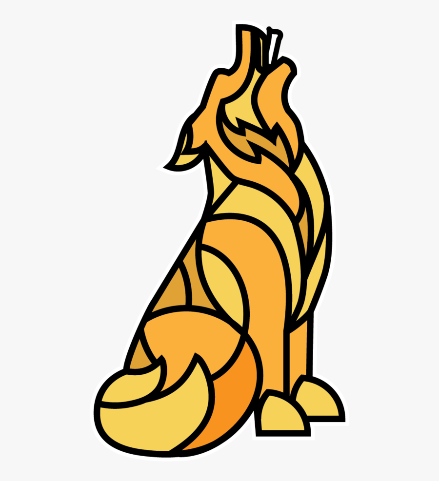 Howling Wolf, Transparent Clipart