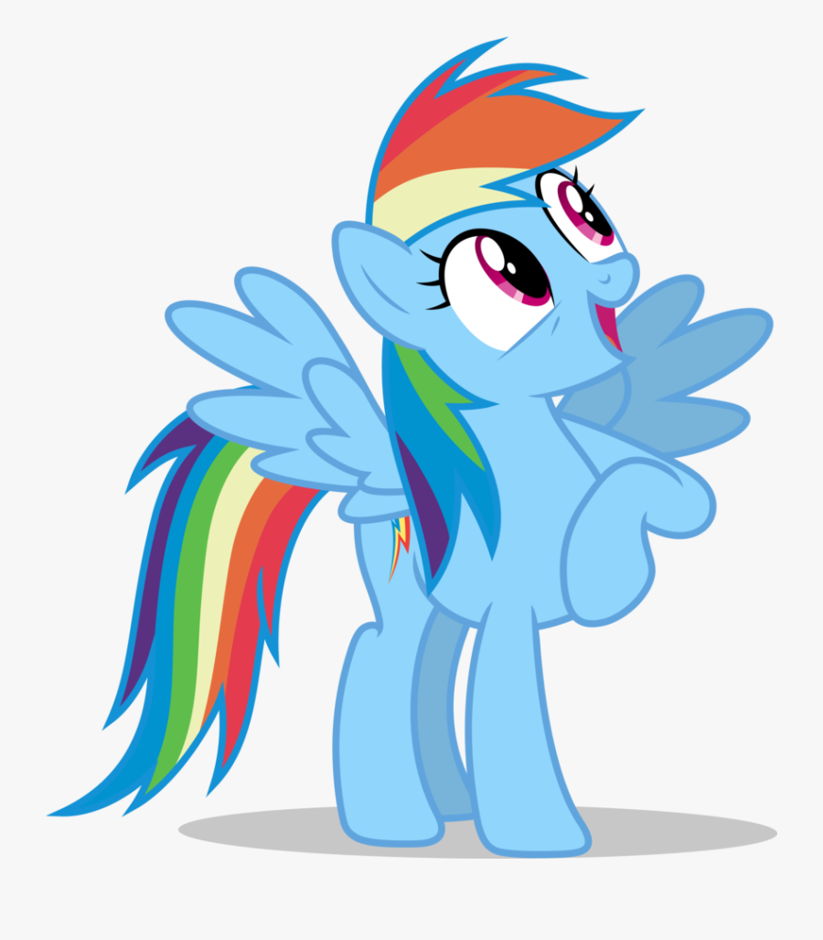 Mlp Fim Rainbow Dash - Mlp Rainbow Dash Vector, Transparent Clipart