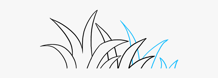 How To Draw Grass - Easy Way To Draw Grass , Free Transparent Clipart - Cli...