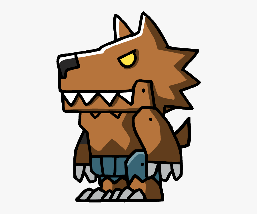 Werewolf - Scribblenauts Werewolf, Transparent Clipart