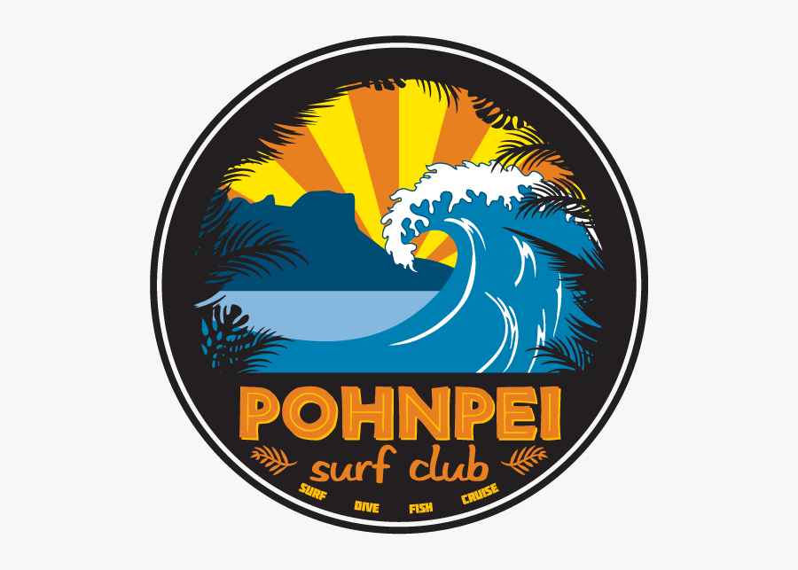 Pohnpei Club - Logo Surf Club, Transparent Clipart