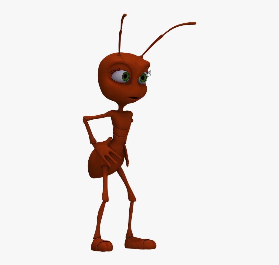 Clip Art Funny Insects - Ant, Transparent Clipart