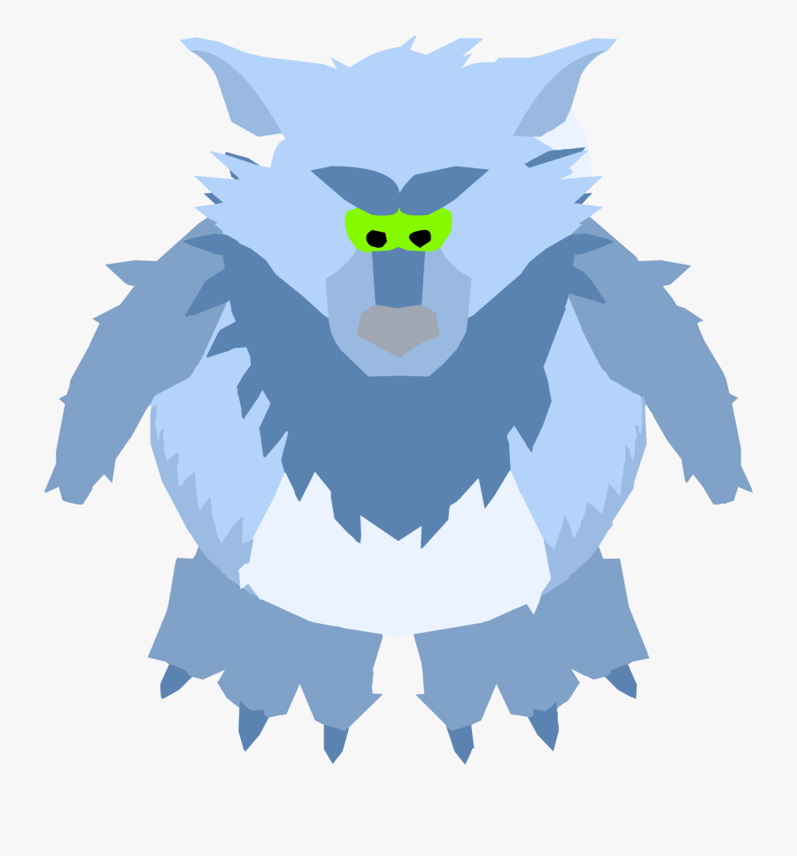 Light Blue Werewolf - Club Penguin All Costumes, Transparent Clipart