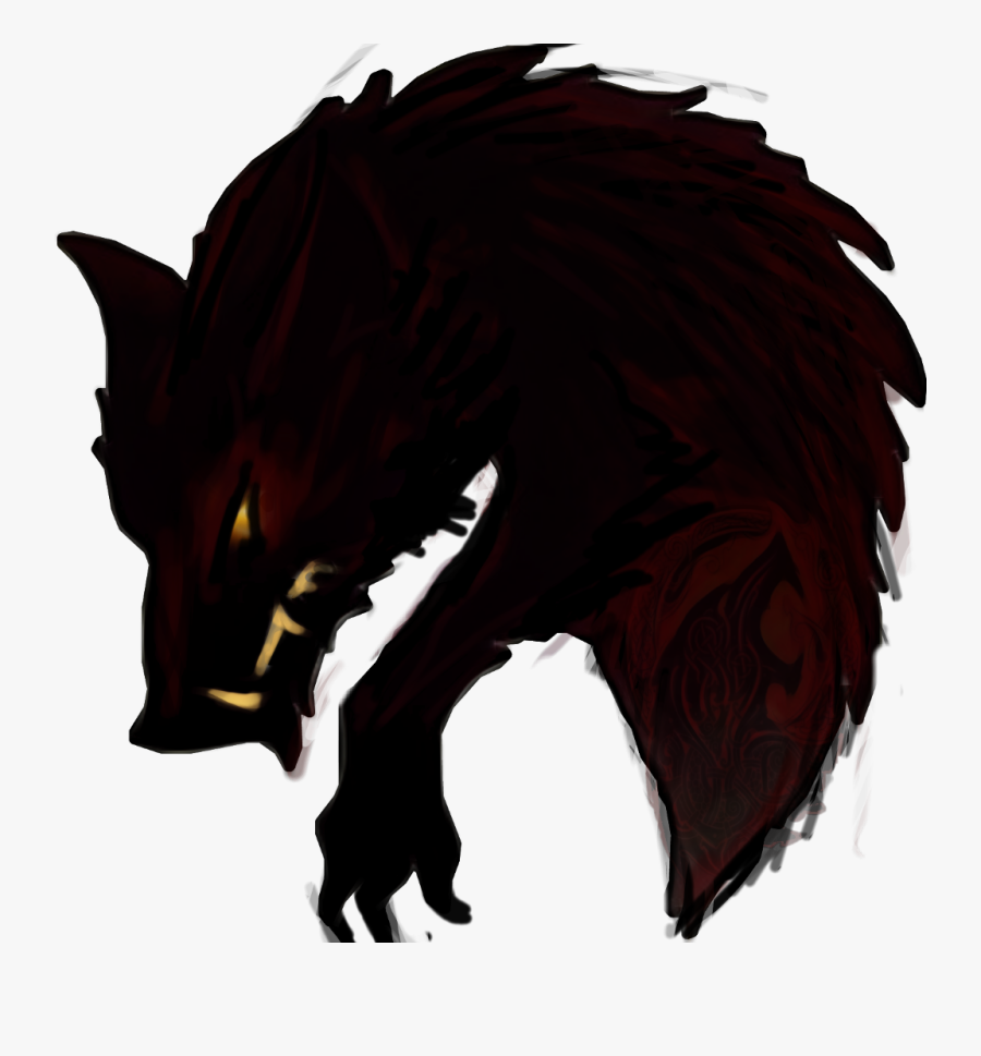 #lycanthrope #werewolf #skinwalker #creatures #silhouette - Illustration, Transparent Clipart