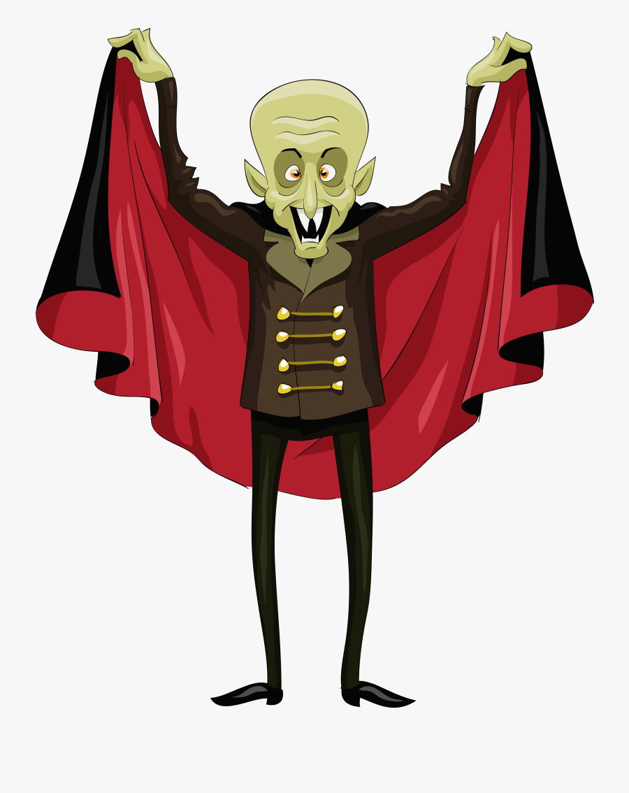 Halloween Ugly Vampire Png Clipart - Vampire Halloween Clipart, Transparent Clipart