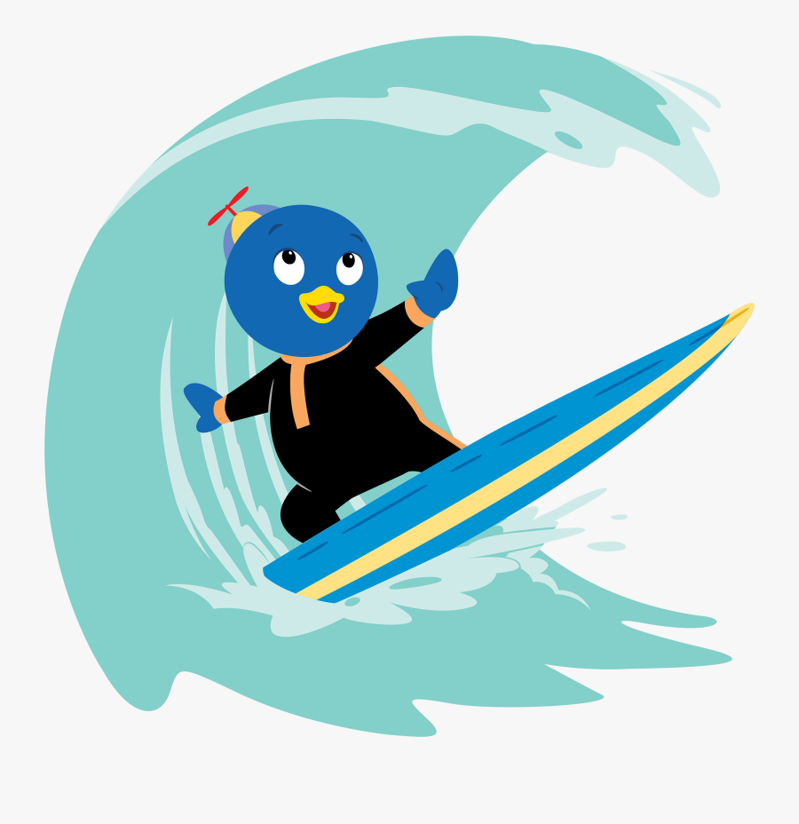 The Backyardigans Beach Bonanza Pablo Surfing - Backyardigans Surf, Transparent Clipart