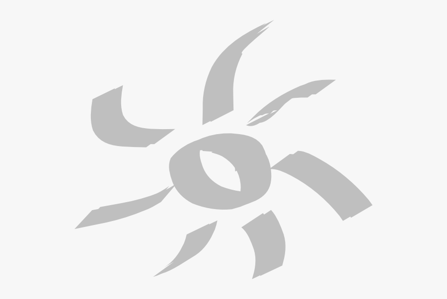 Gray Sun Svg Clip Arts - Clip Art, Transparent Clipart