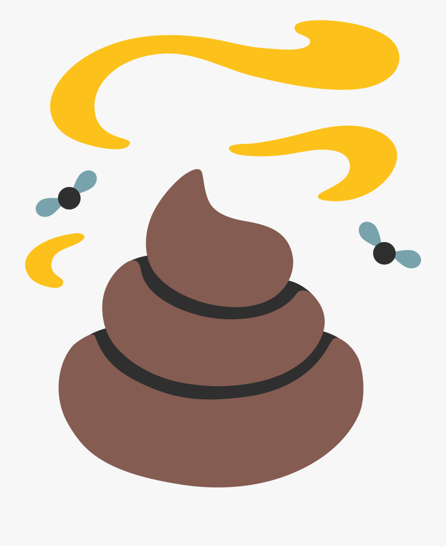 Smelling Poo Emoji - Poop Emoji Without Face, Transparent Clipart