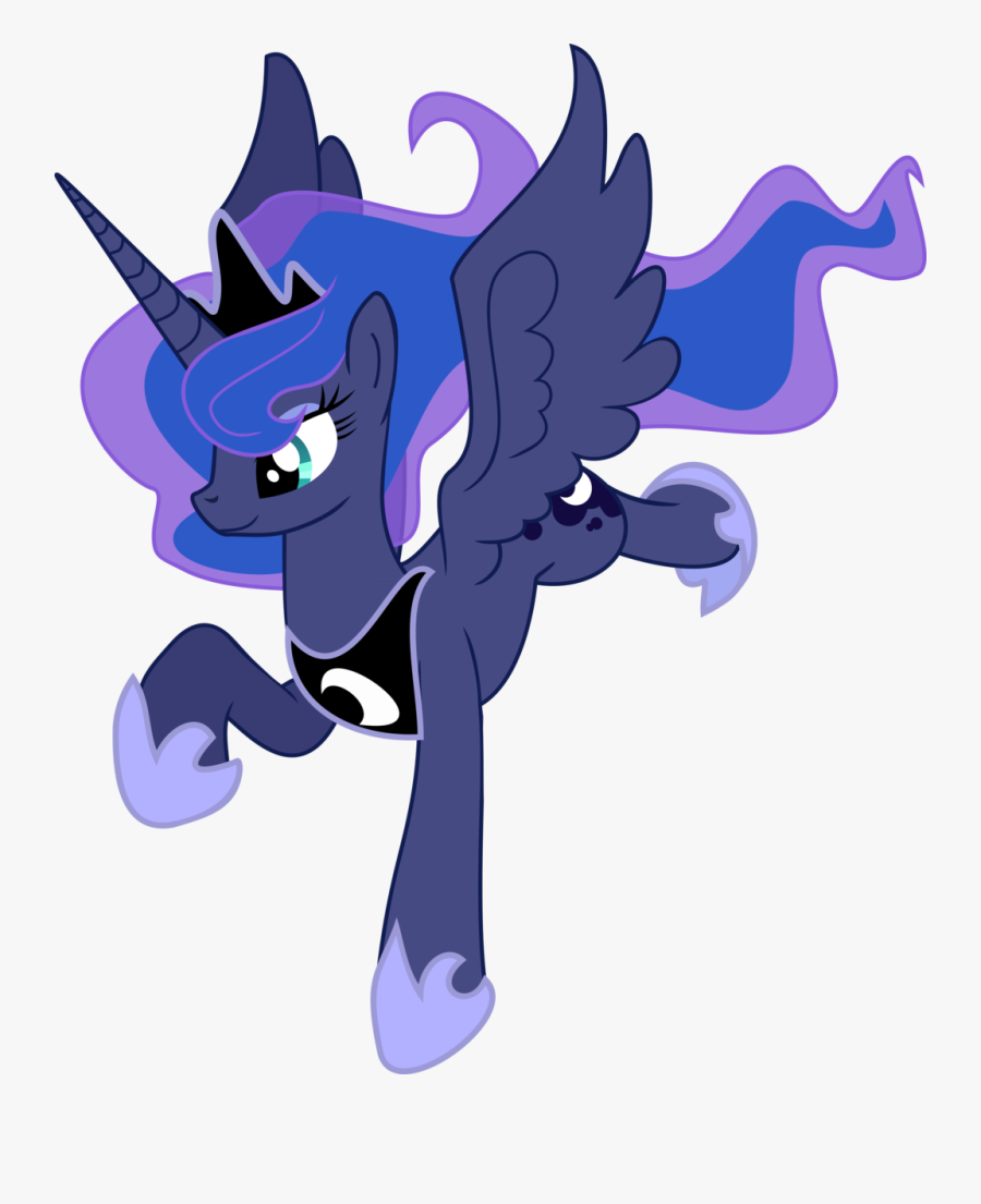 Inspiring My Little Pony Clip Art Medium Size - My Little Pony Luna Art, Transparent Clipart