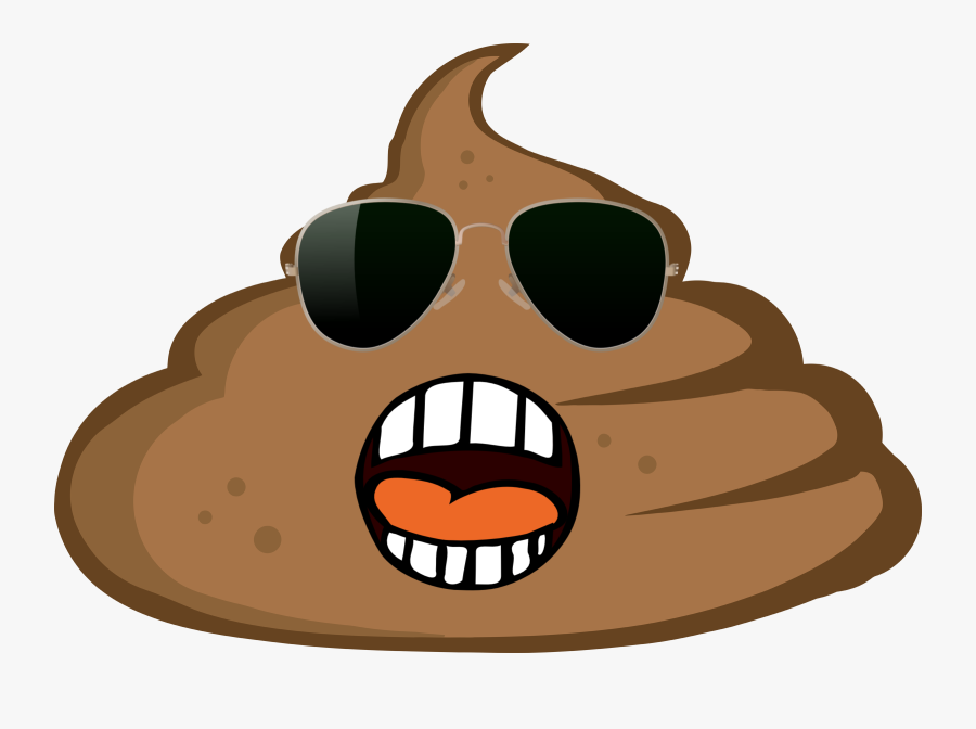 Pile Of Poo Emoji Feces Clip Art Gif Glasses - Portable Network Graphics, Transparent Clipart