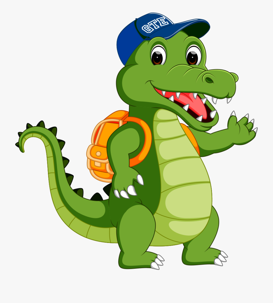 Gator Clipart Mascot - Griggs Ec Pk K, Transparent Clipart